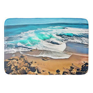 Beach Bliss: Ocean View Bath Mat