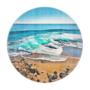 Beach Bliss: Ocean View Cutting Board