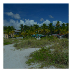 Beach Bliss Tropical Paradise Landscape Photograph Poster