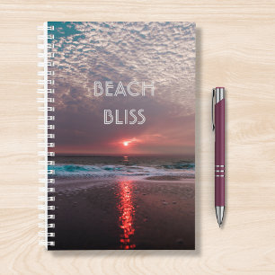 Beach Bliss Tropical Paradise Sunset Editable Planner