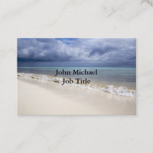 Beach Blue Sky Business Card