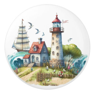Beach Blvd. Beach  Ceramic Knobs