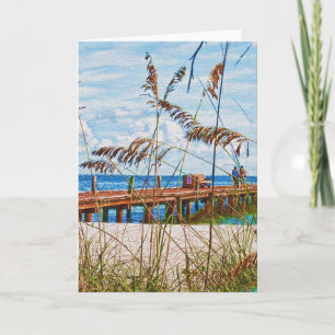 Beach Board Walk Card