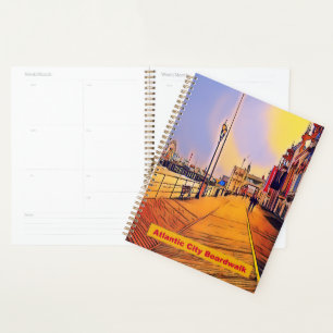 Beach Boardwalk Pop Art Planner