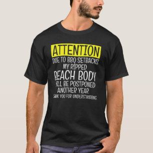 Beach Body Postponed Fitness T-Shirt