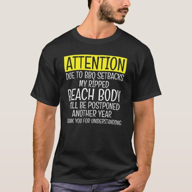 Beach Body Postponed Fitness T-Shirt (Front)