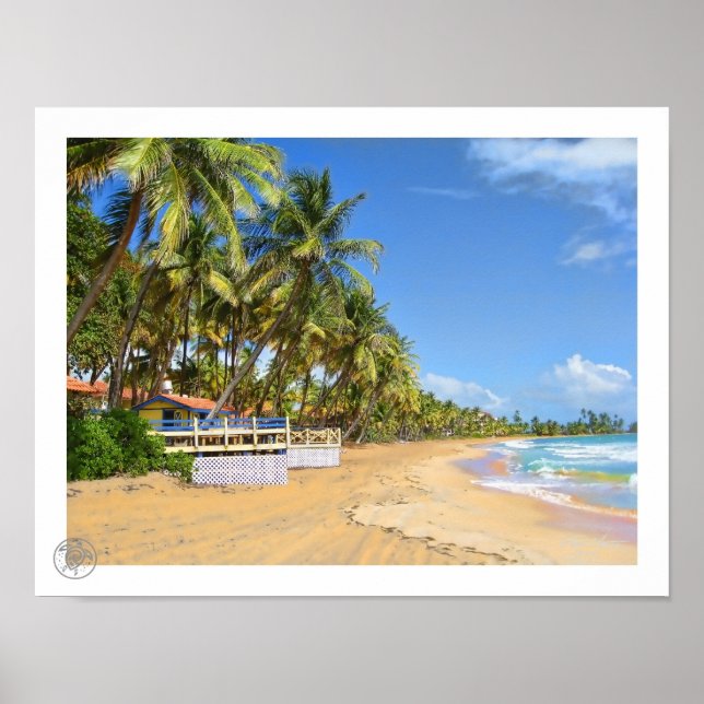 Beach Bohio Palmas Del Mar Puerto Rico Print/ Poster (Front)