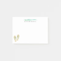 Beach Botanical Flip Flops