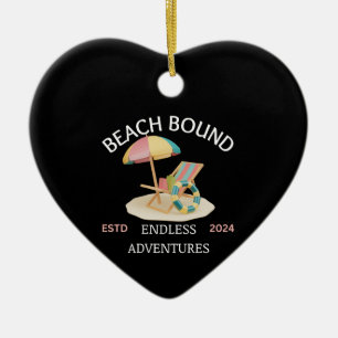 Beach Bound Ceramic Tree Decoration