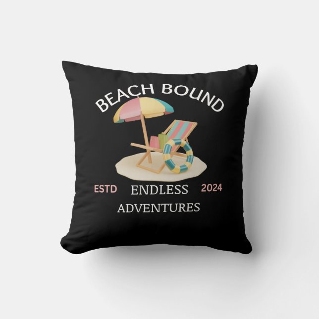 Beach Bound Cushion (Front)