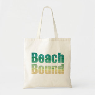 BEACH BOUND SAYING GRAPHIC LETTER BAG