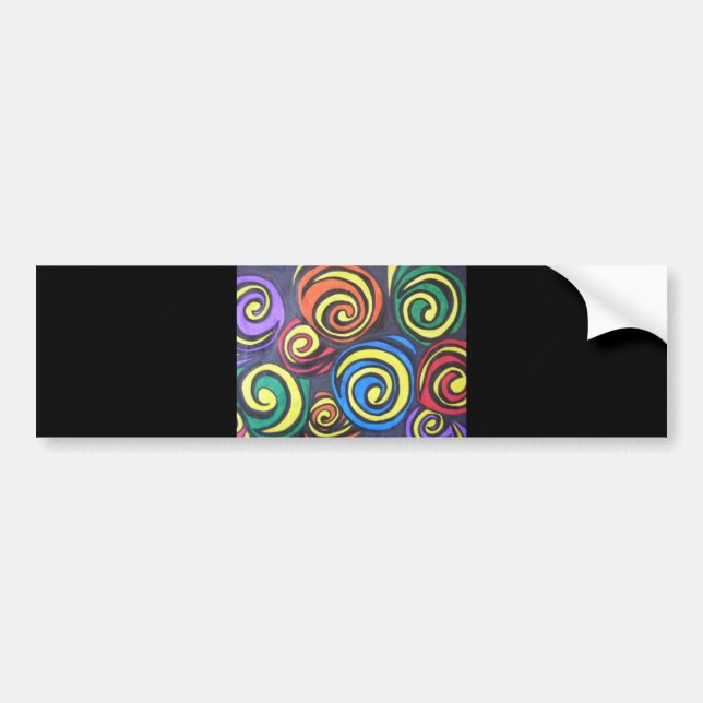 Beach Boys Swirls Bumper Sticker (Front)