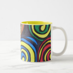 Beach Boys Swirls Two-Tone Coffee Mug