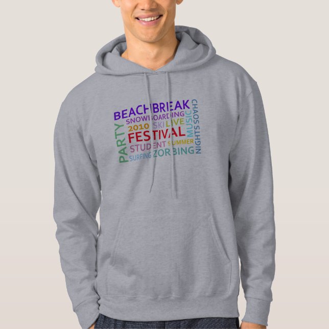 Beach Break ... colour Hoodie (Front)