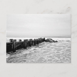 Beach Breakwater - Wide Postcard