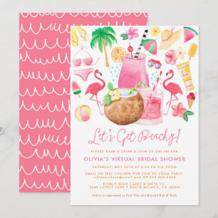 Beach Bridal Shower Invitation