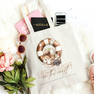 Beach Bridal Shower Personalised Tote Bag