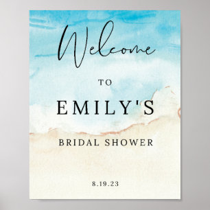 Beach Bridal Shower Sign