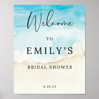 Beach Bridal Shower Sign