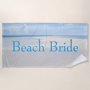 Beach Bride Destination Wedding Towel