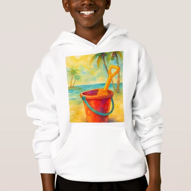 Beach bucket sweatshirt (Front)