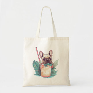 Beach Buddies: Frenchie Fizz Tote Bag