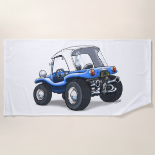 beach buggy (blue hardtop) towel