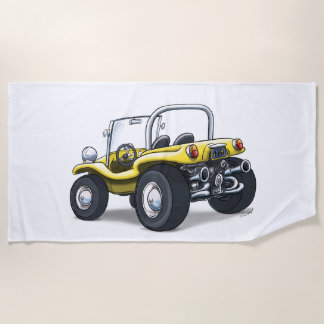 beach buggy (yellow opentop) towel