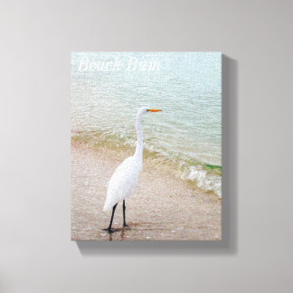 Beach Bum Bird Canvas Print