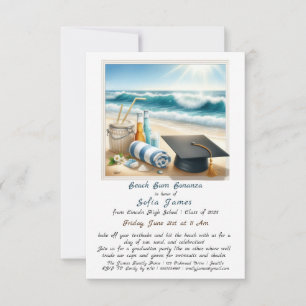 Beach Bum Bonanza – Sun, Sand & Celebration! Invitation