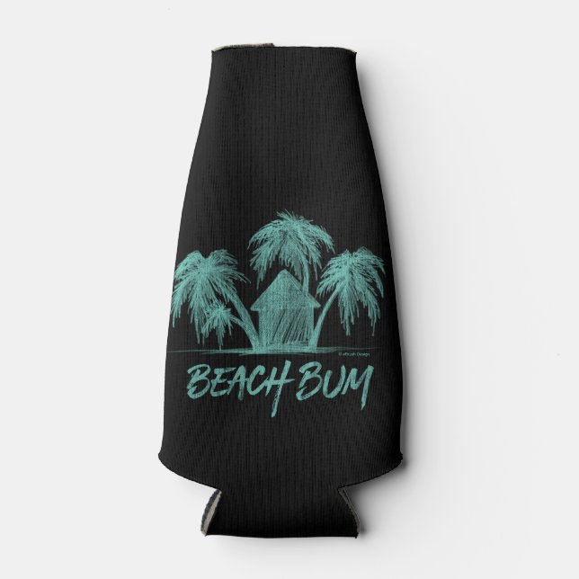 Beach Bum Bottle Cooler (Front)
