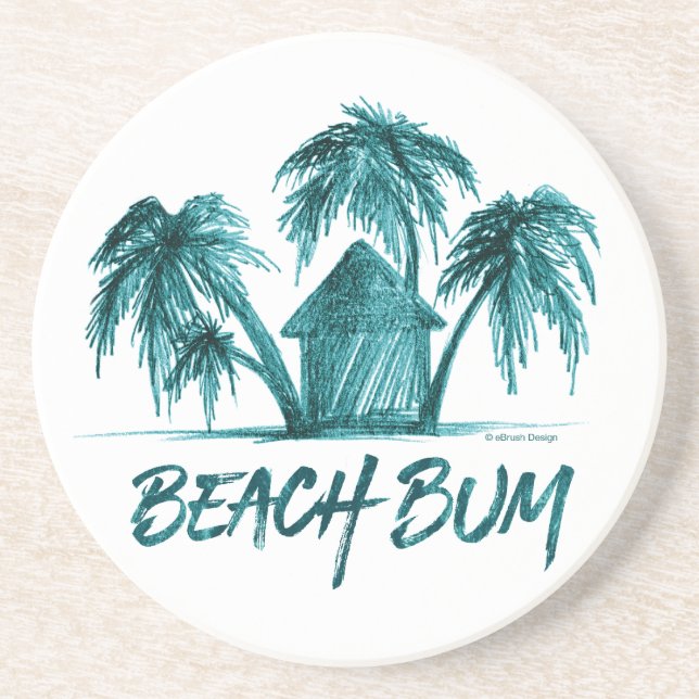 Beach Bum Coaster (Front)