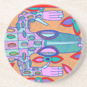 Beach Bum Croc Coaster