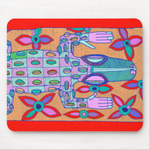 Beach Bum Croc Mouse Mat