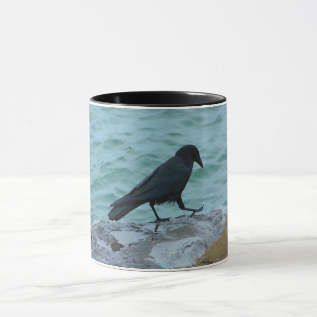 Beach Bum Crow Mug (Center)