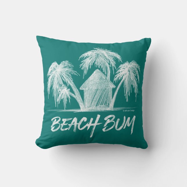 Beach Bum Cushion (Front)