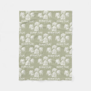 Beach Bum Fleece Blanket