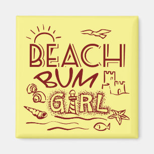 Beach Bum Magnet
