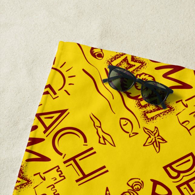 Beach Bum Mom/Mum Towel (In Situ)