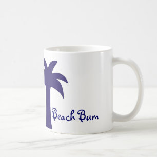 beach bum palmtree mug