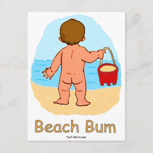 Beach Bum postcard