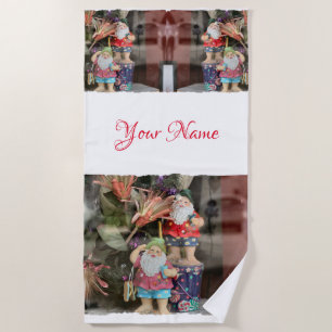 Beach Bum Santa Towel