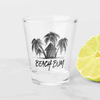 Beach Bum Shot Glass