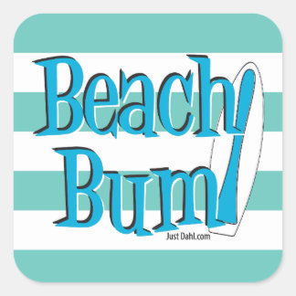Beach Bum Sticker