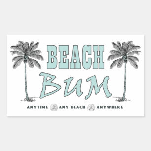 Beach Bum Stickers