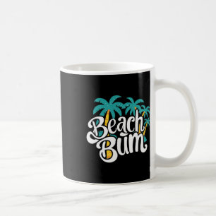 Beach Bum Summer Sandy Ocean Vibes And Waves Surfi Coffee Mug