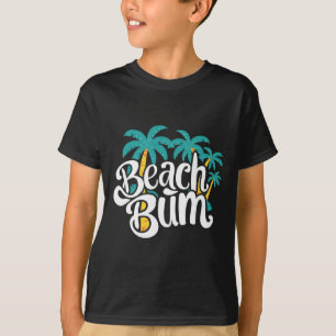Beach Bum Summer Sandy Ocean Vibes And Waves Surfi T-Shirt