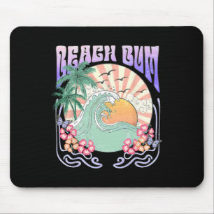 Beach Bum Sunset Summer Vacation Hawaii Family Mat Mouse Mat
