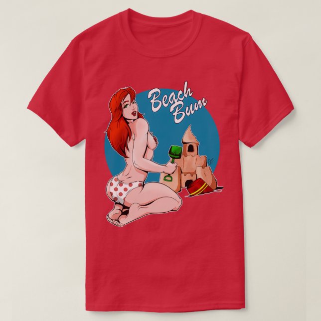 Beach Bum T-Shirt (Design Front)