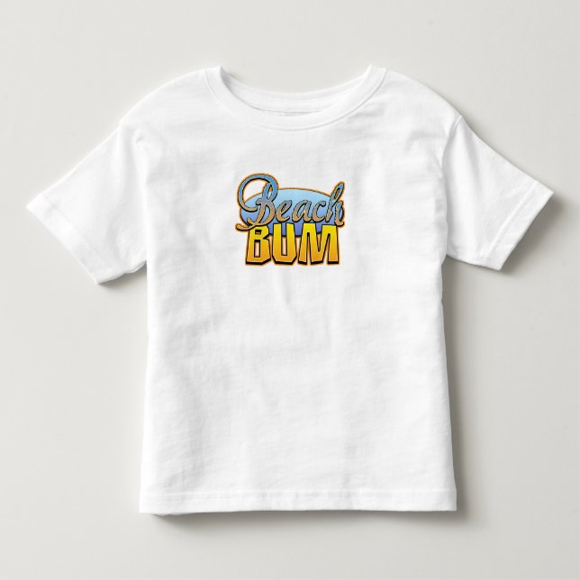 Beach Bum Toddler T-Shirt (Front)